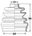 First Line Cv Joint Boot Kit Part No -FCB6303