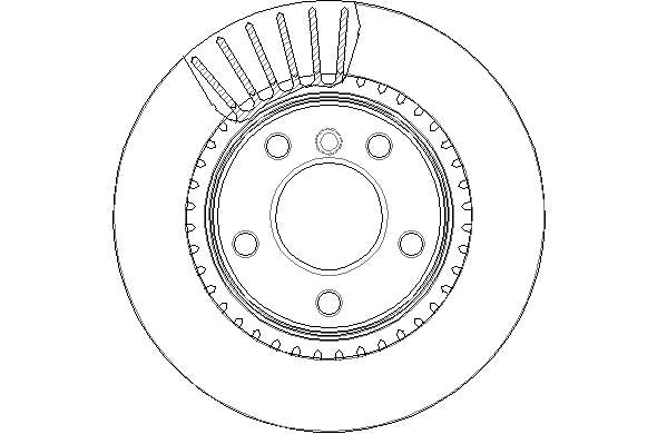 Disctech Brake Disc - Fits Bmw, Mitsubishi - ABD3147 - Rear Axle