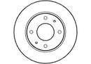 Disctech Brake Disc - Fits Hyundai, Toyota - ABD2772 - Front Axle