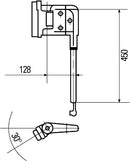 HELLA 8HG 503 019-022 Holder, exterior mirror - Electric - right