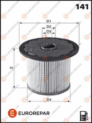 Eurorepar Fuel filter - 1643626880