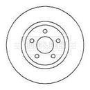 Borg & Beck Brake Disc Pair Part No -BBD4254