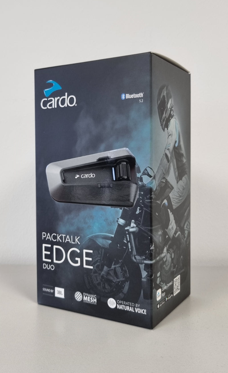 Cardo PackTalk Edge DUO Bluetooth Helmet Headset Intercom