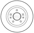 Borg & Beck Brake Disc Pair Part No -BBD5277