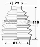 First Line Cv Joint Boot Kit Part No -FCB6111