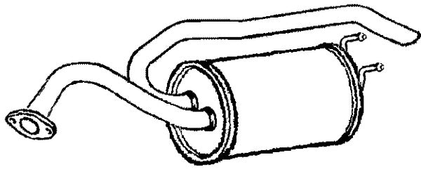 Klarius HA402H - Box With Tail Pipe  - Fits Honda JAZZ III (GE_, GG_, GP_, ZA_)