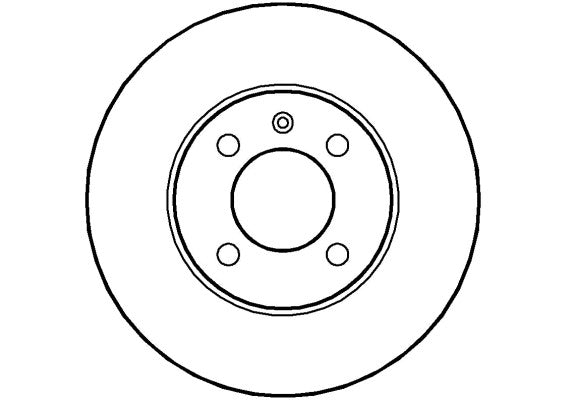 Disctech Brake Disc - Fits Bmw, Seat - ABD3020 - Front Axle