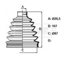Borg & Beck Cv Joint Boot Kit Part No -BCB6170
