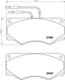 Mintex Brake Pad Set fits -Iveco MDB1340 (also fits other vehicles)