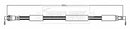 Borg & Beck Brake Hose Part No -BBH8682