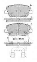 Borg & Beck Front Brake Pad Set -BBP2486