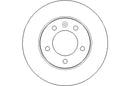 Disctech Brake Disc - Fits Nissan - ABD2178 - Rear Axle