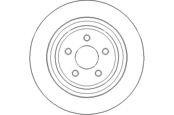 Disctech Brake Disc - Fits Bmw, Ford - ABD3247 - Rear Axle
