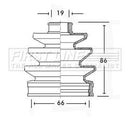 First Line Cv Joint Boot Kit Part No -FCB2303