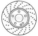 Borg & Beck Brake Disc Pair Part No -BBD5322