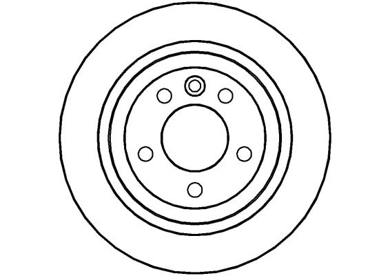 Disctech Brake Disc - Fits Ford, Vw - ABD2871 - Rear Axle