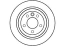 Disctech Brake Disc - Fits Ford, Vw - ABD2871 - Rear Axle