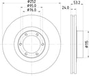 Mintex Brake Discs fits -Opel Renault Vauxhall S264:5 MDC222 (also fits other vehicles)