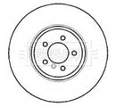 Borg & Beck Brake Disc Single Part No -BBD5769S