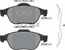 Renault, Brake Pad Set - Textar 23248022432001