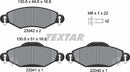 Toyota, Brake Pad Set - Textar 2334001