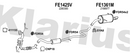 Klarius FE1425V - Box With Centre Pipe  - Fits Ford Fiesta 1.0 EcoBoost