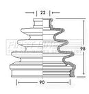 First Line Cv Joint Boot Kit Part No -FCB2276