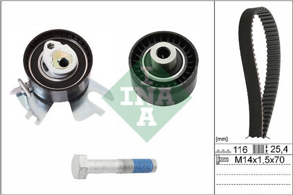 INA Water Pump & Timing Belt Set - - 530050330