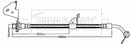 Borg & Beck Brake Hose Part No -BBH8051