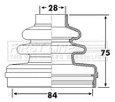 First Line Cv Joint Boot Kit Part No -FCB6296