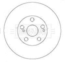Borg & Beck Brake Disc Pair Part No -BBD4456