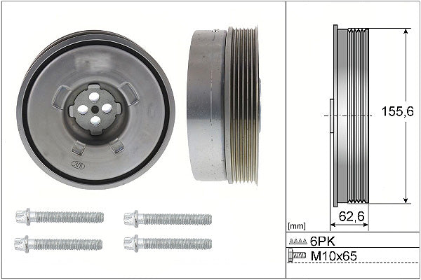 INA Belt Pulley Set Crankshaft Part No - 544050120
