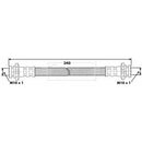 Borg & Beck Brake Hose Part No -BBH6823