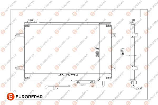 Eurorepar Air Conditioning Condenser - 1609635080