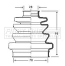 First Line Cv Joint Boot Kit Part No -FCB2790