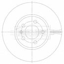 Borg & Beck Brake Disc Pair Part No -BBD5532
