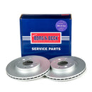 Borg & Beck Brake Disc Pair Part No -BBD4317