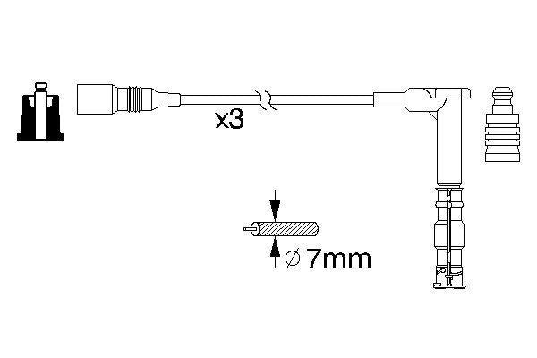 Bosch Ignition Lead Part No - 0986356316