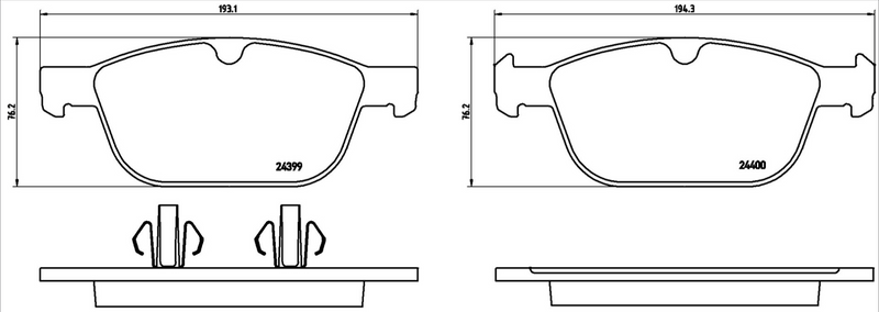 Brembo Brake Pad Set - P86023