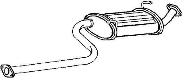 Klarius HY73V - Box With Centre Pipe  - Fits Hyundai Amica 1.0i