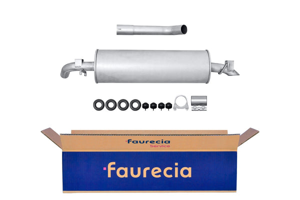 FAURECIA 8LD 366 034-371 Rear Muffler - Easy2Fit® Kit - fits RENAULT SCÉNIC III