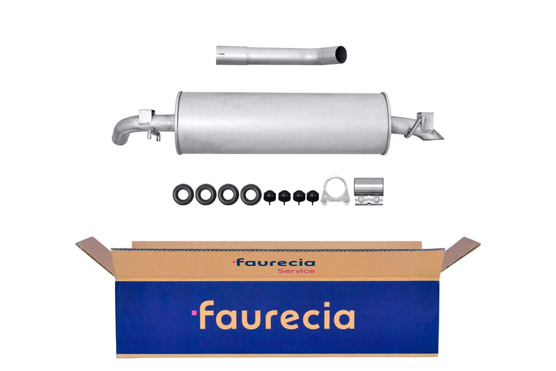 FAURECIA 8LD 366 034-371 Rear Muffler - Easy2Fit® Kit - fits RENAULT SCÉNIC III