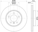 Mintex Brake Discs fits -Alpina BMW V300:5 MDC1383C (also fits other vehicles)