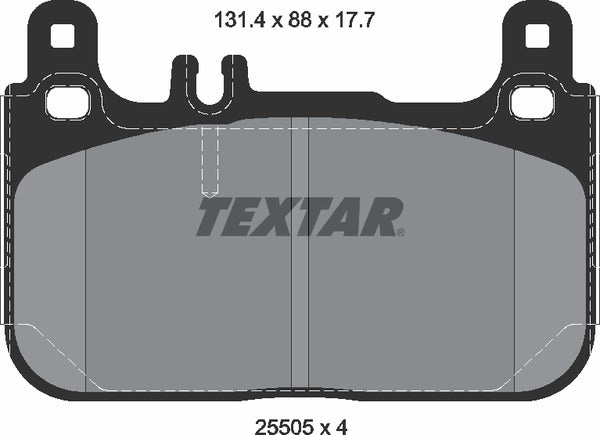 Textar Brake Pad Set - 2550501