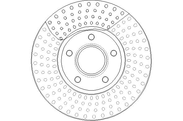 Disctech Brake Disc - Fits Ford, Volvo - ABD3212 - Front Axle