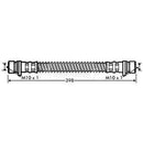 Borg & Beck Brake Hose Part No -BBH7336