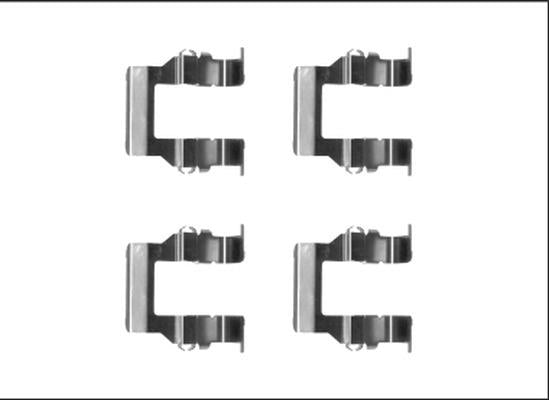 Textar Brake Pad Fitting Kit - 82540000