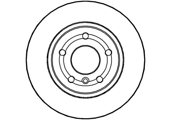 Disctech Brake Disc - Fits Land rover, Mitsubishi - ABD2746 - Front Axle