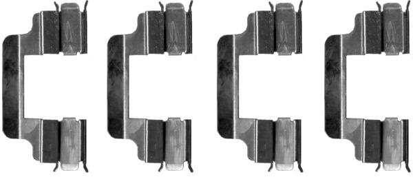 Textar Brake Pad Fitting Kit - 82055400