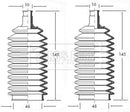 Borg & Beck Steering Gaiter Kit Part No -BSG3009